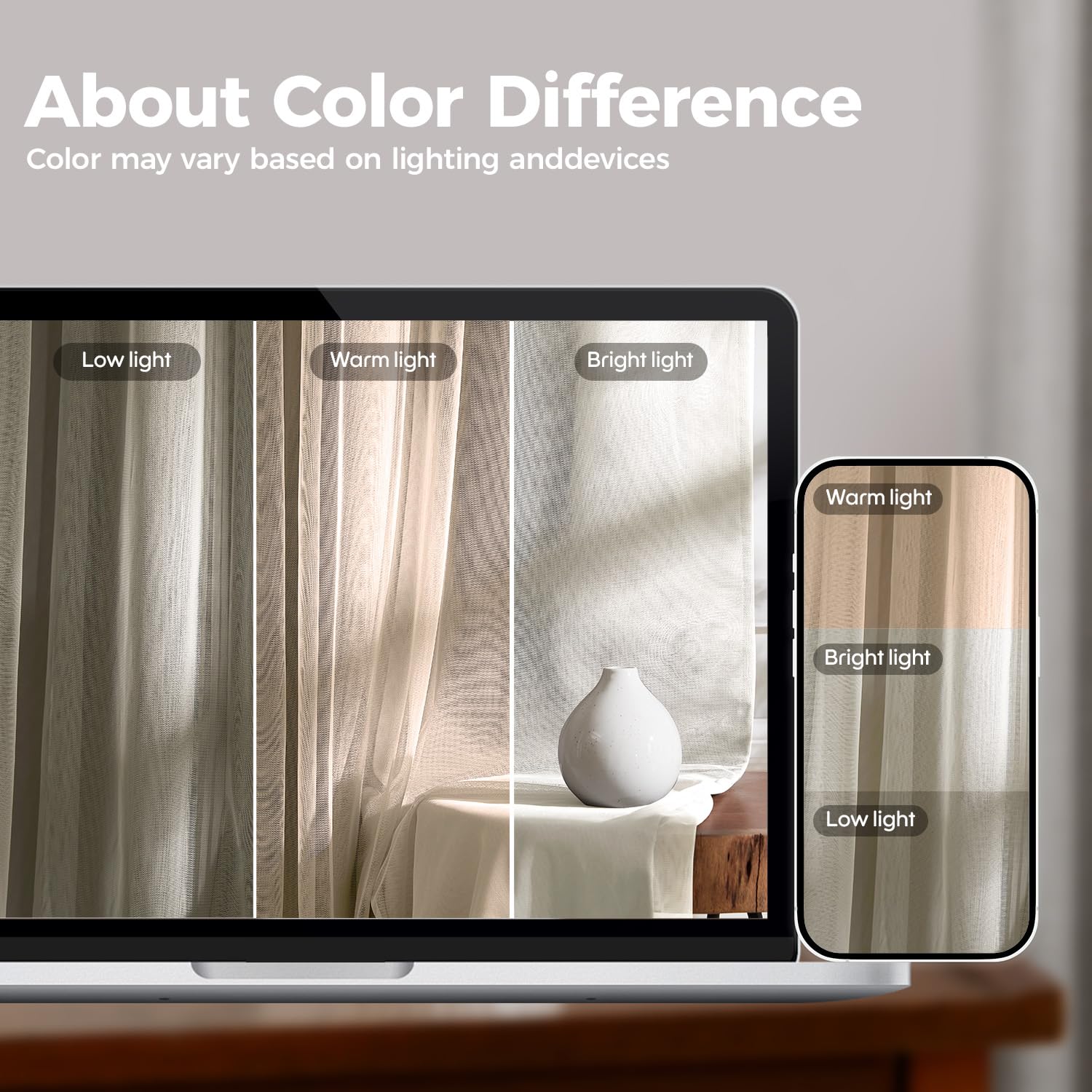 100% Blackout Curtains for Bedroom, Double Layer Pink Curtains, Black Out Curtain 84 inch Long with Sheer Overlay for Living Room, Room Darkening Window Drapes with Grommet, 52" W x 84" L